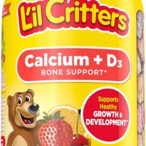 L’il Critters Calcium + D3 Daily Gummy Supplement for Kids